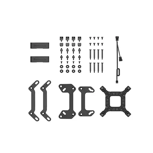 DeepCool LT520 Procesador Sistema de refrigeración líquida todo en uno 12 cm Negro