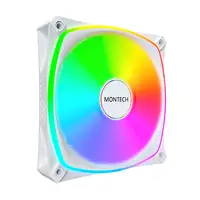 Montech AX120 PRO Carcasa del ordenador Ventilador 12 cm Blanco 3 pieza(s)