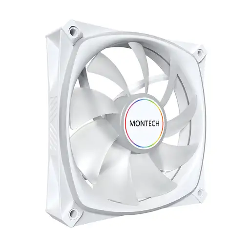 Montech AX120 PRO Carcasa del ordenador Ventilador 12 cm Blanco 3 pieza(s)