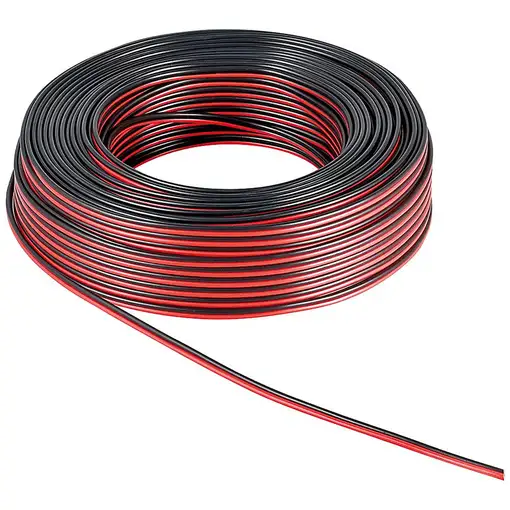 Goobay 67728 cable de audio 10 m Negro, Rojo