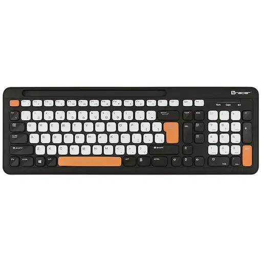 Tracer GREG RF teclado Hogar / Oficina RF inalámbrico QWERTY Inglés Negro