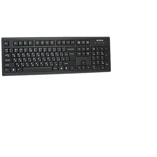 A4Tech KR-85 teclado USB QWERTY Inglés de EE. UU. Negro