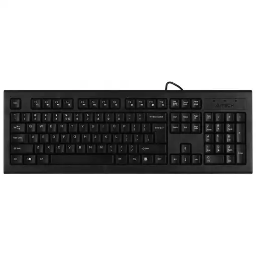 A4Tech KR-85 teclado USB QWERTY Inglés de EE. UU. Negro