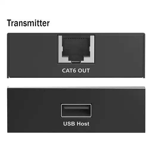 Digitus Extensor USB 2.0 CAT, 4 puertos USB-A, 150 m