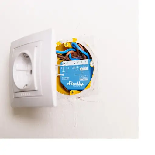 Shelly Qubino Wave 1 Interruptor inteligente Azul