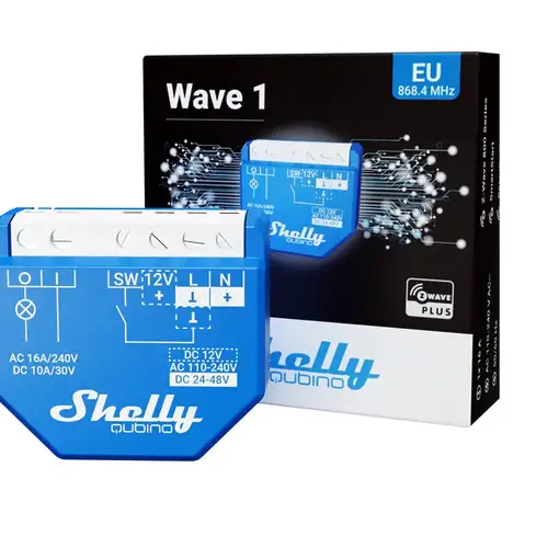 Shelly Qubino Wave 1 Interruptor inteligente Azul