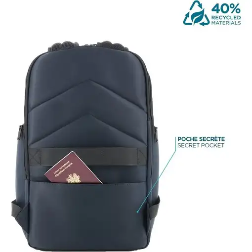 Mobilis 005045 mochila Mochila informal Negro, Marina Poliéster