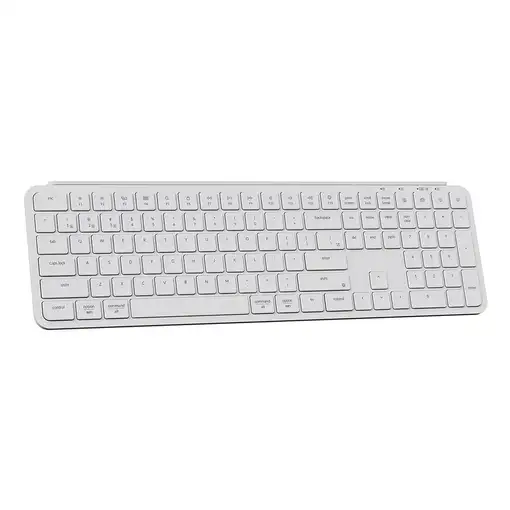 Keychron B6P-K8 teclado Hogar / Oficina USB + RF Wireless + Bluetooth Marfil