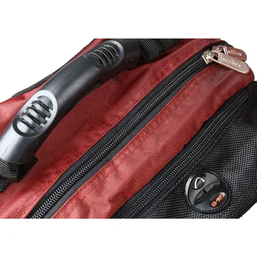 Addison 311015 maletines para portátil 39,6 cm (15.6") Mochila Negro, Borgoña