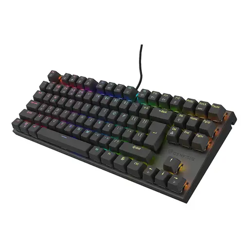 GENESIS Thor 303 TKL teclado Juego USB QWERTY Inglés de EE. UU. Negro