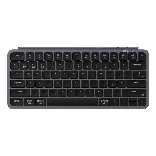 Keychron B1P-K1 teclado Hogar / Oficina USB + RF Wireless + Bluetooth Gris