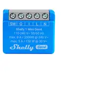 Shelly 1 Mini Gen4 Interruptor inteligente 1P Azul