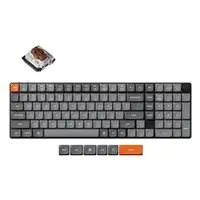 Keychron K17 Max QMK teclado Universal USB + RF Wireless + Bluetooth Inglés Negro Keychron K17 Max QMK teclado Universal USB + RF Wireless + Bluetooth Inglés Negro