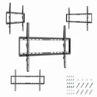 Gembird WM-70F-03 soporte para TV 177,8 cm (70") Negro