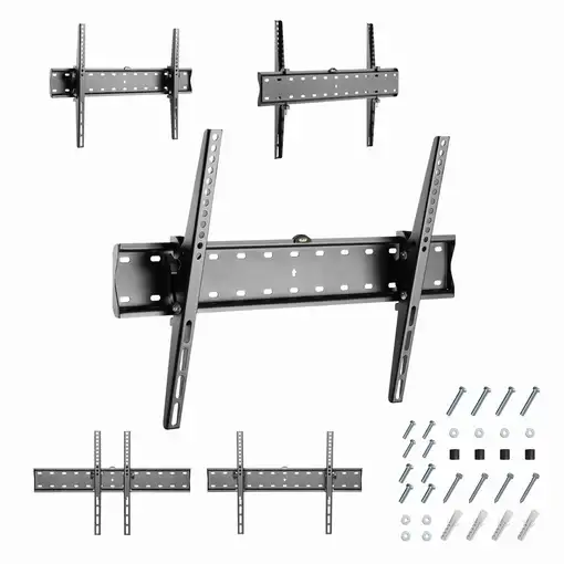 Gembird WM-70T-02 soporte para TV 177,8 cm (70") Negro