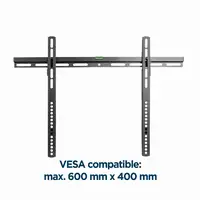 Gembird WM-70F-02 soporte para TV 177,8 cm (70") Negro