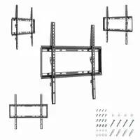 Gembird WM-55F-04 soporte para TV 139,7 cm (55") Negro