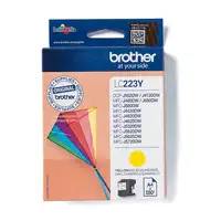 Brother LC223Y cartucho de tinta 1 pieza(s) Original Amarillo