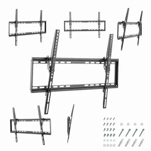 Gembird WM-70T-03 soporte para TV 177,8 cm (70") Negro