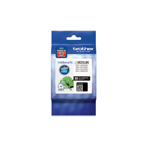 Brother LC462XLBK cartucho de tinta 1 pieza(s) Alto rendimiento (XL) Negro Brother LC462XLBK cartucho de tinta 1 pieza(s) Alto rendimiento (XL) Negro