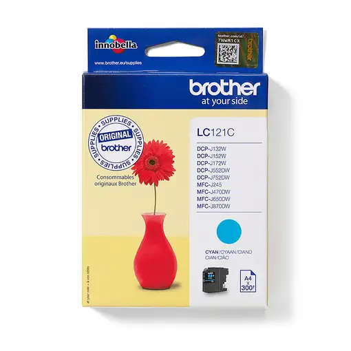Brother LC121C cartucho de tinta 1 pieza(s) Original Cian