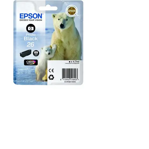 Epson Polar bear Cartucho 26 negro foto