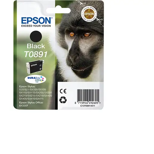 Epson Monkey Cartucho T0891 negro
