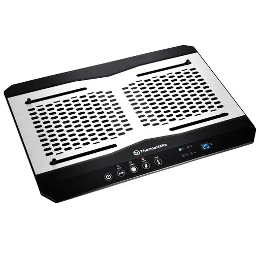 Thermaltake CL-N002-PL12BL-A almohadilla fría 1300 RPM Aluminio, Negro