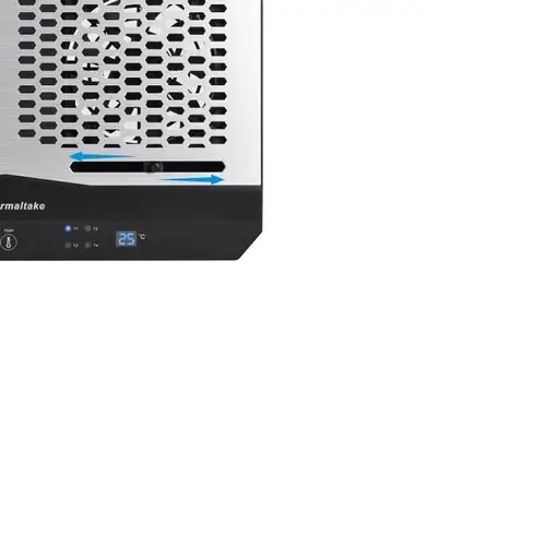 Thermaltake CL-N002-PL12BL-A almohadilla fría 1300 RPM Aluminio, Negro