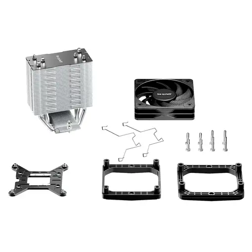 be quiet! Pure Rock Slim 3 Procesador Refrigerador de aire 10 cm Plata 1 pieza(s)