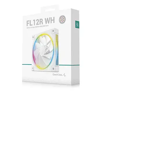 DeepCool FL12R Carcasa del ordenador Ventilador 12 cm Blanco 1 pieza(s)