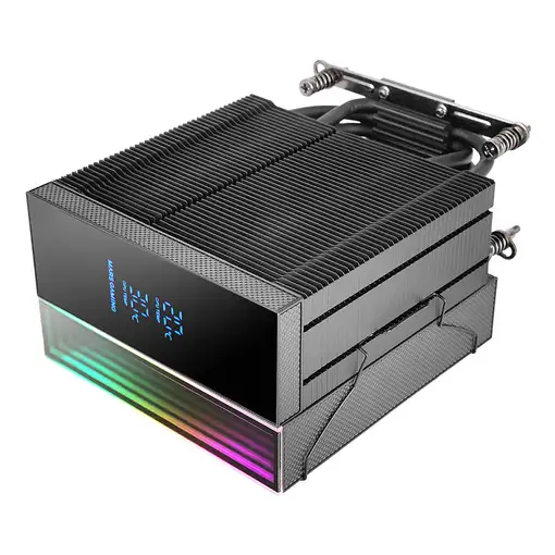 Mars Gaming MCPU-LCD Procesador Refrigerador de aire 12 cm Negro 1 pieza(s)