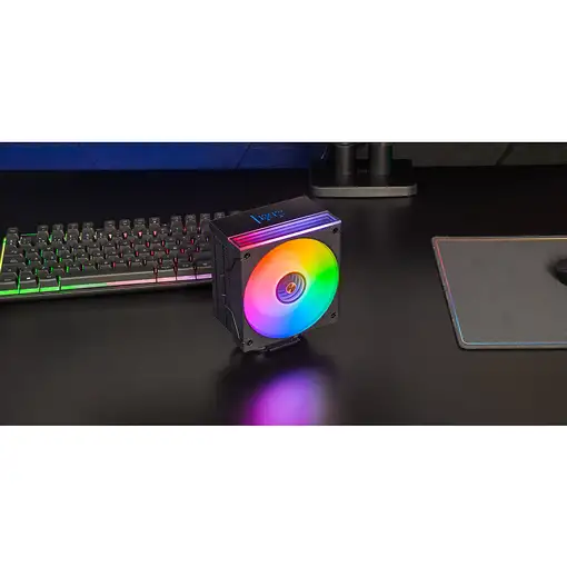 Mars Gaming MCPU-LCD Procesador Refrigerador de aire 12 cm Negro 1 pieza(s)