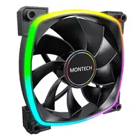 Montech RX140 PWM Carcasa del ordenador Ventilador 14 cm Negro 1 pieza(s)