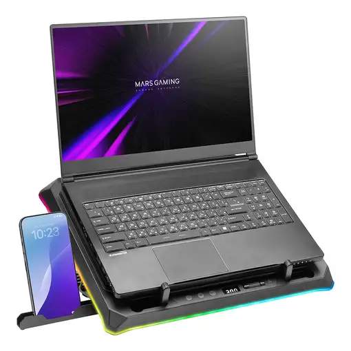 Mars Gaming MNBC-ULTRA almohadilla fría 45,7 cm (18") 2400 RPM Negro