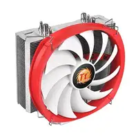 Thermaltake NiC L32 Procesador Enfriador 14 cm Aluminio, Rojo, Blanco