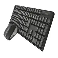 Trust Qoby teclado Ratón incluido Oficina RF inalámbrico QWERTY Español Negro