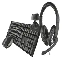Trust Qoby teclado Ratón incluido Oficina RF inalámbrico QWERTY Español Negro