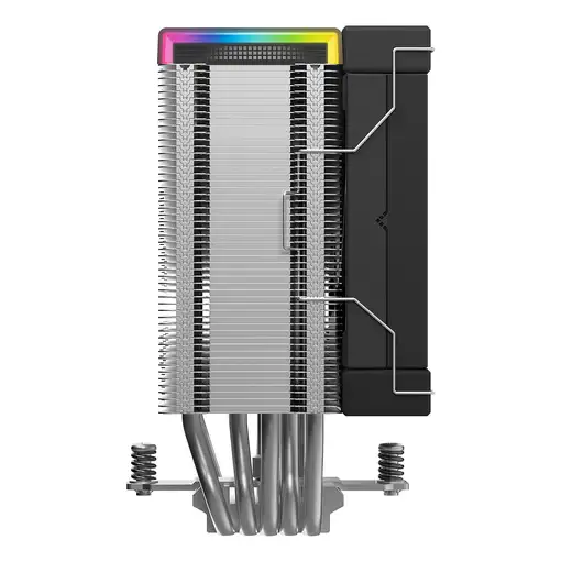 DeepCool AK500S Digital SE Procesador Refrigerador de aire 12 cm Negro 1 pieza(s)