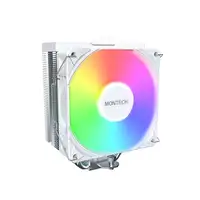 Montech NX400 ARGB Procesador Refrigerador de aire 12 cm Blanco 2 pieza(s)