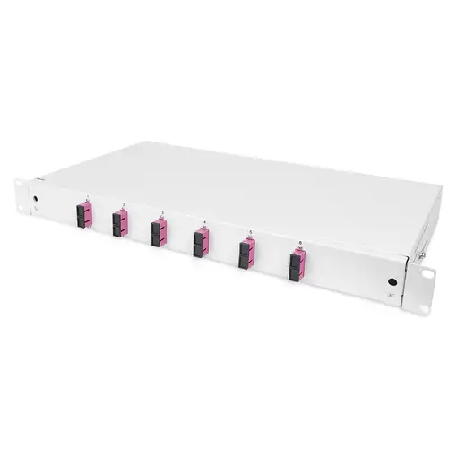 Digitus Caja de empalme de fibra óptica, montada, SC, OM4