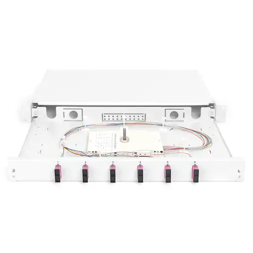 Digitus Caja de empalme de fibra óptica, montada, SC, OM4
