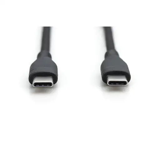 Digitus Cable de conexión USB-C de silicona, 2 m, negro