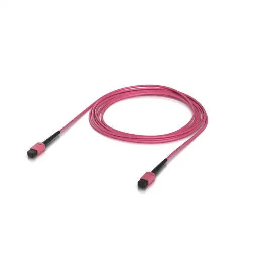 Ubiquiti UACC-OFC-MA-MPMP-1M-10 Cable de fibra óptica e InfiniBand MPO-12 Rosa