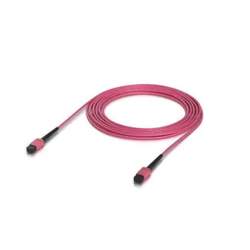 Ubiquiti UACC-OFC-MA-MPMP-1M-10 Cable de fibra óptica e InfiniBand MPO-12 Rosa