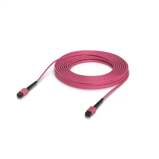 Ubiquiti UACC-OFC-MA-MPMP-1M-10 Cable de fibra óptica e InfiniBand MPO-12 Rosa