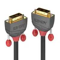 Lindy 36243 cable DVI 25 m DVI-D Negro