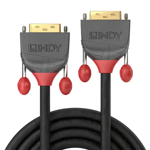 Lindy 36243 cable DVI 25 m DVI-D Negro