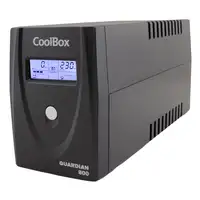 CoolBox SAI GUARDIAN3 LCD 800VA 480W 2 SCHUKOS + SOFTWARE