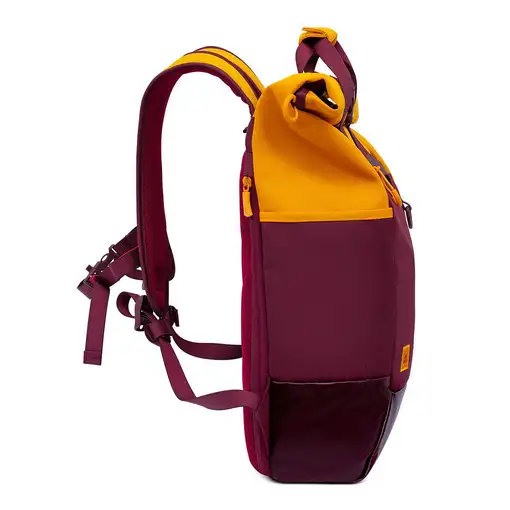 Rivacase Dijon 39,6 cm (15.6") Mochila Naranja, Rojo